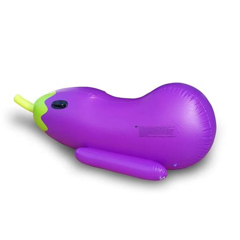 Thickened PVC Inflatable Eggplant Mount Pool Floats – Sociable Weaver Nest