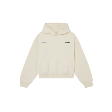 essential oversized hoodie - off white