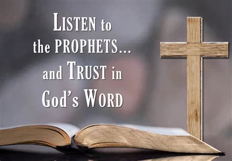 Luke 16.31 - Listen & trust