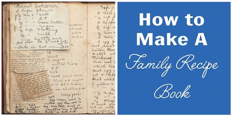 How to Make a Family Recipe Book - Fun Family Project | Family recipe ...