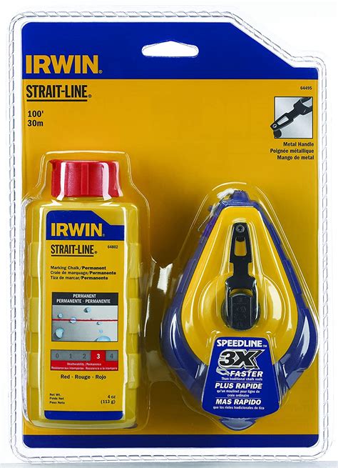 IRWIN Tools STRAIT-LINE 64495 Speed-Line Refillable High-Speed Chalk ...