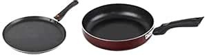 Cello Non Stick Dosa Tawa Induction Base with Detachable Handle, 280 mm ...