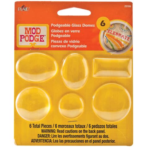 Buy Mod Podge Podgeable Glass Domes 6/Pkg- Mod Podge Podgeable Glass ...