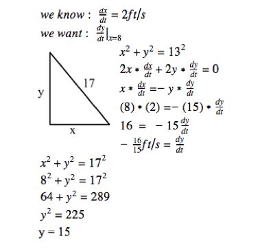 Image result for Related Rates Triangle Problem