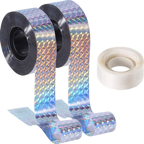 Chinco 2 Rolls Bird Reflective Tape, 262.47 ft x 0.94 in Per Roll ...