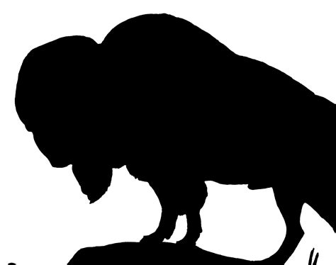Free Bison Silhouette Clip Art, Download Free Bison Silhouette Clip Art ...