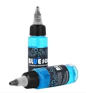 Tattoo Blue Soap Cleaning & Soothing Solution/Tattoo Cleaning Fluid ...