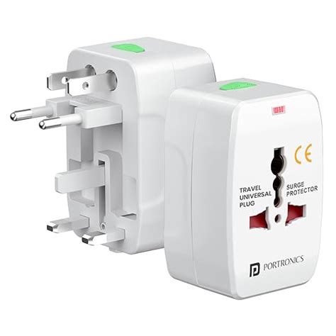 Portronics Juicemate Go Universal Travel Adapter with 6A AC Socket ...