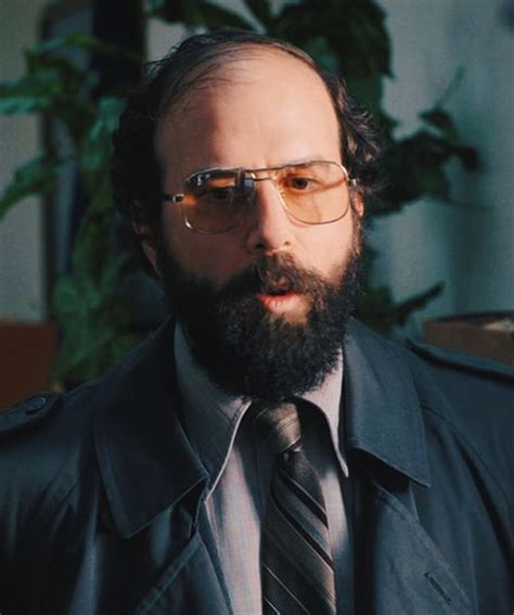 Stranger Things Murray Bauman Black Cotton Coat