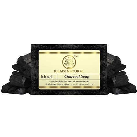 Buy Khadi Natural Charcoal Soap, 125 gm | 19 Minutes Delivery | Apollo ...