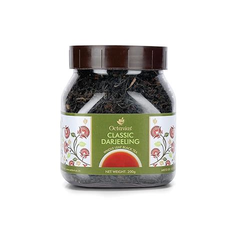 Octavius Classic Darjeeling Whole Leaf Black Tea - 200 GMS (100 Cups ...