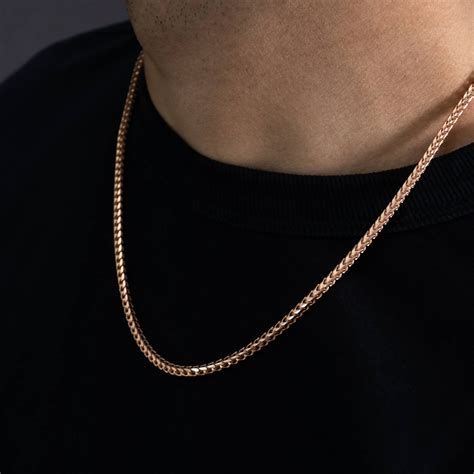 Daimond Rose Gold Chains For Men