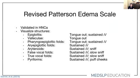 Revised Patterson Edema Scale (1)