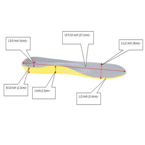 Footful Environmental Friendly Curve PU Foam Full Length Sports Shoe ...