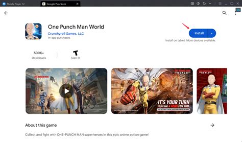 How to play One Punch Man World on PC with MuMu Player 12