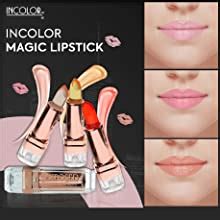 Buy INCOLOR Multicolor Set of 3 Exposed Color Change Lipstick, Glossy ...