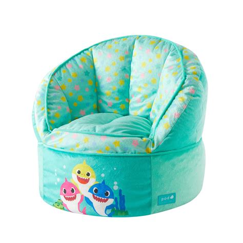 Buy Pinkfong Baby Shark Blue Polyester Bean Bag Online at Lowest Price ...