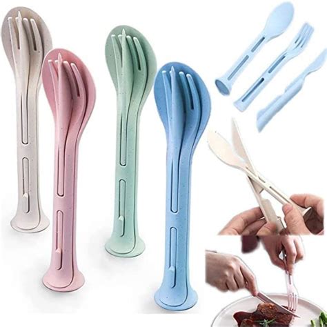 XML 3 in 1 Spoon Set | Plastic Spoon, Fork and Knife Set | Kitchen ...