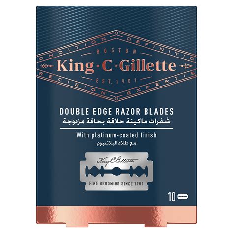 King C Gillette Mens Double Edge Safety Razor Blades Pack | Desertcart ...