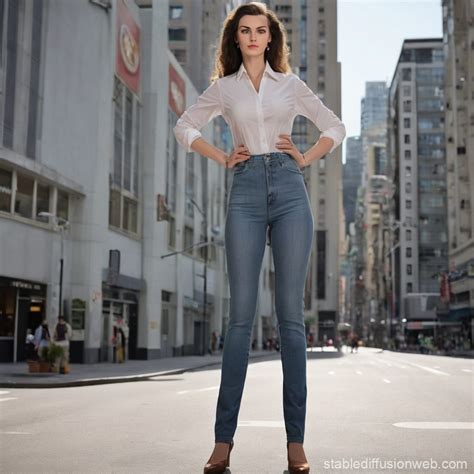 Very Tall Woman | Stable Diffusion Online