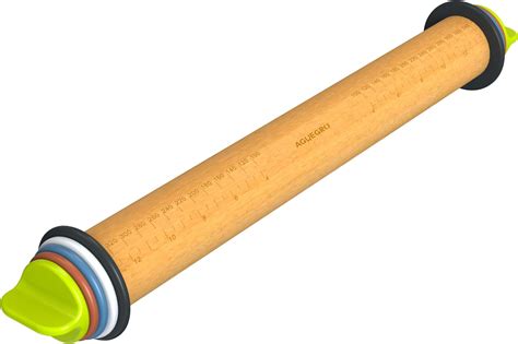 Amazon.com: Wood Rolling Pins for Baking- Fulimax 16" Classic Wooden ...