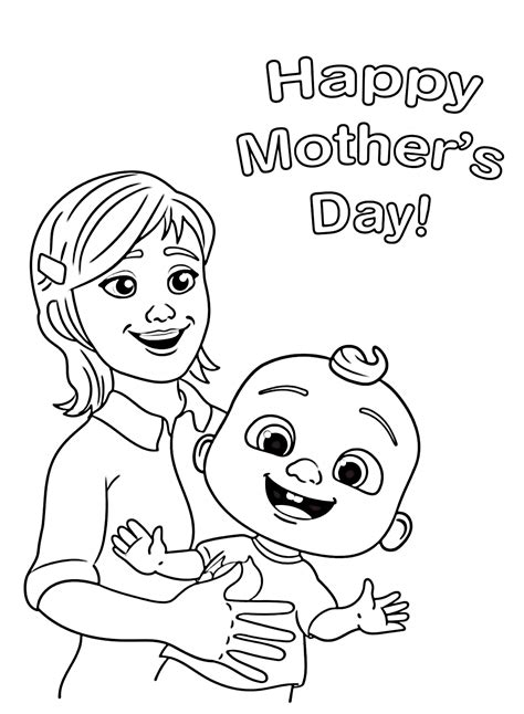 Cocomelon Coloring Page Printable - prntbl.concejomunicipaldechinu.gov.co