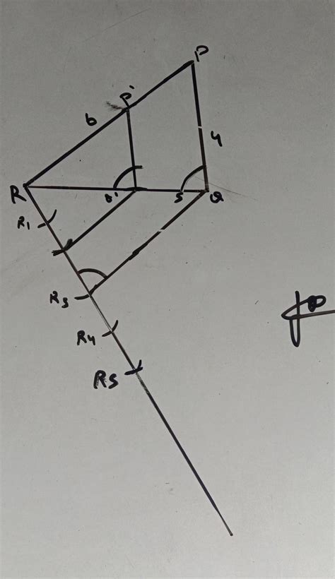 Draw a triangle PQR PQ 4 cm QR 5cm and PR 6cm . construct a triangle ...