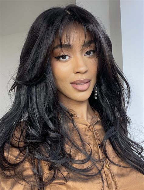 Wispy bangs truly are a MUST-HAVE for this season 🔥 | Long hair with ...