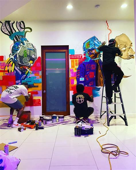 Chris Brown Graffiti Art House