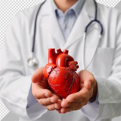 Premium PSD | A human heart isolated on white background