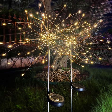 Outdoor Solar Garden Lights, 120 LED, Solar Powered Landscape Light ...