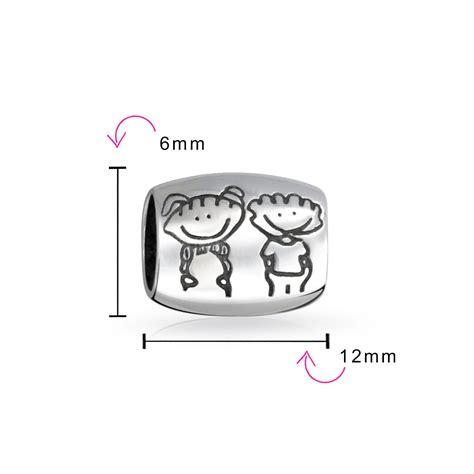 Buy BFF Happy Friendship Cartoon Family Brother Sister Friends Charm ...