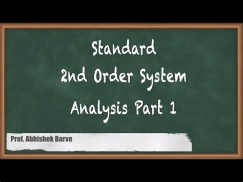 Image result for 2nd Order System Analysis