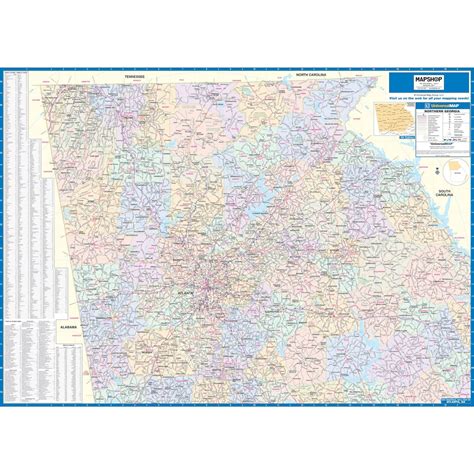 Small Towns Of Northern Georgia Map Georgia State Highway Zip Code