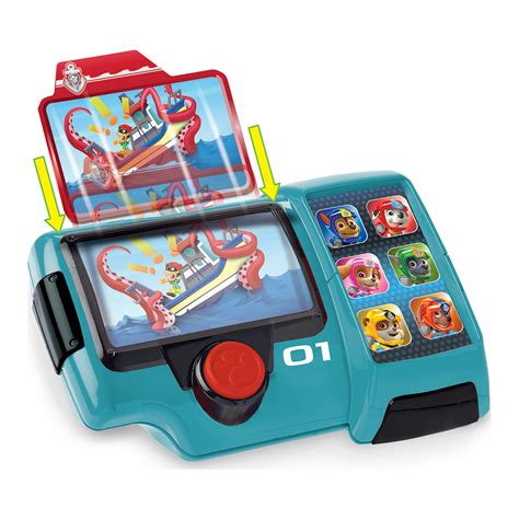 Nickelodeon Paw Patrol Sea Patrol Pup Pad Animated Mission Cards Spin ...