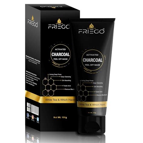 Buy Friego Anti Pollution Activated Charcoal Peel Off Mask Removes ...