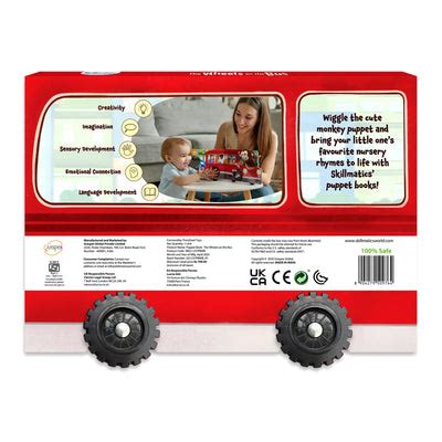 Skillmatics The Wheels on the Bus Puppet Book | Ages 6-24 Months ...