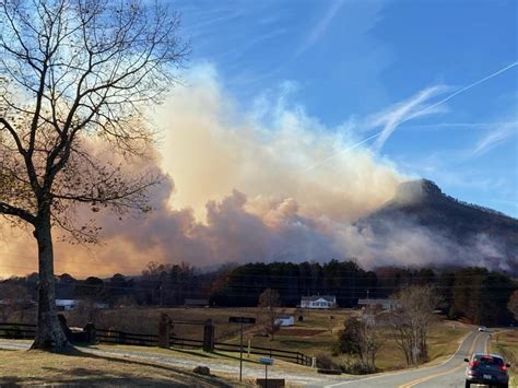 More than 1,000 acres burned at Pilot Mountain; NC burn ban in effect ...