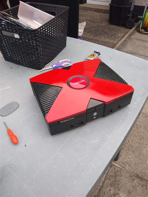 My first real original xbox mod. (I painted it) : originalxbox