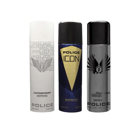 Foxy.in : Buy Police Contemporary + Icon + Titanium Wings Deodorant ...