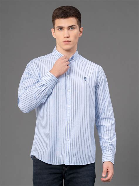 Blue Striped Shirt for Men | Redtape