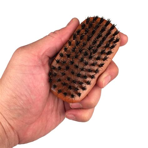 Buy WavEnforcer Boar Bristle Pocket-Size Military Brush, Best Brush for ...