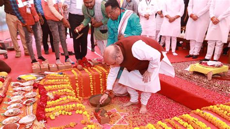 Amit Shah laid foundation stone for an Olympic-level sports complex in ...