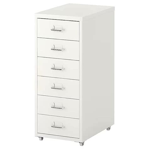 Ikea Plastic Drawer Unit On Casters, White, Small, Rectangular, 11 X 16 ...