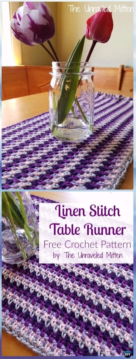 Crochet Table Runner Free Instructions 的图像结果