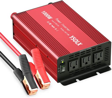 Amazon.com: PiSFAU 1000w Inverter 12V to 110V, Power Inverter for ...