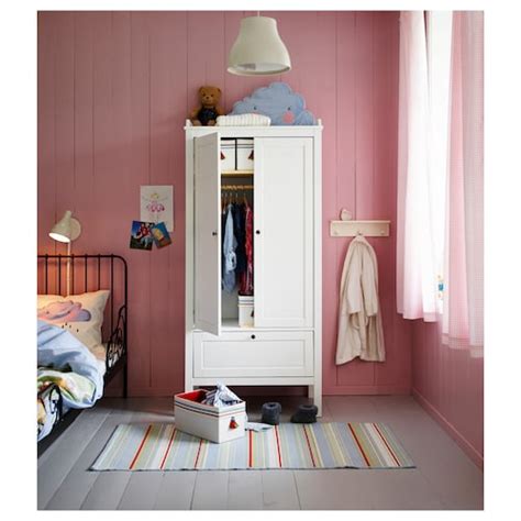 SUNDVIK wardrobe, white, 80x50x172 cm (311/2x195/8x673/4") - IKEA