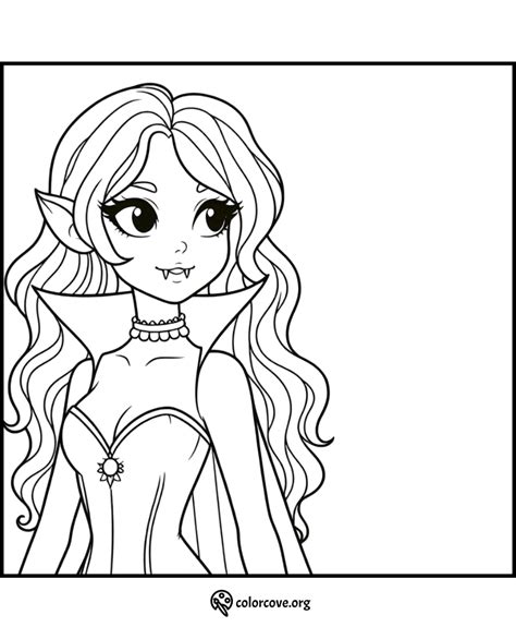 35 Free Vampire Coloring Pages – The Color Cove