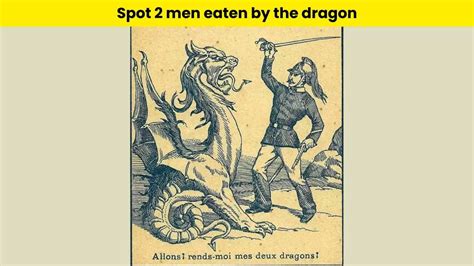 Only top 1% attentive people can spot the 2 men eaten by the dragon ...