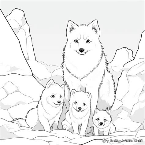 Arctic Fox Coloring Pages - Free & Printable!